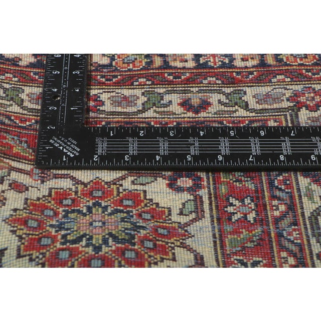 Vintage Persian Mahi Tabriz Rug - 11'11 X 17'08 For Sale In Dallas - Image 6 of 9