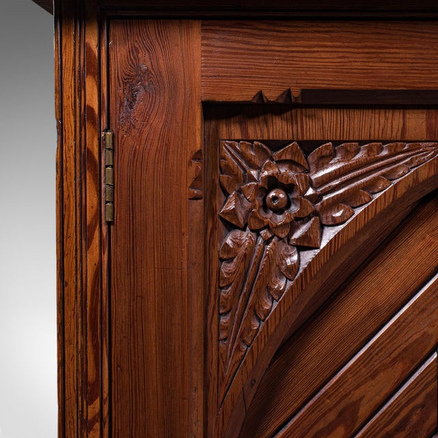 Antique Gothic Revival Cabinet, English, Storage Cupboard, Bookcase, Victorian For Sale - Image 9 of 12