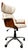 Carlo Fongaro - Tall Dinamarquesa Swivel Chair in Rosewood & Chenille, 1960s For Sale