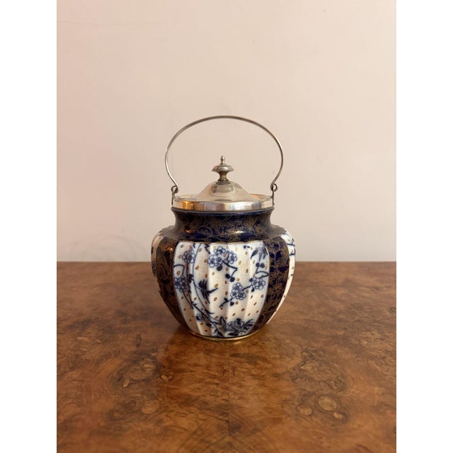 Antique Doulton Burslem Biscuit Barrel, 1890 For Sale - Image 10 of 10