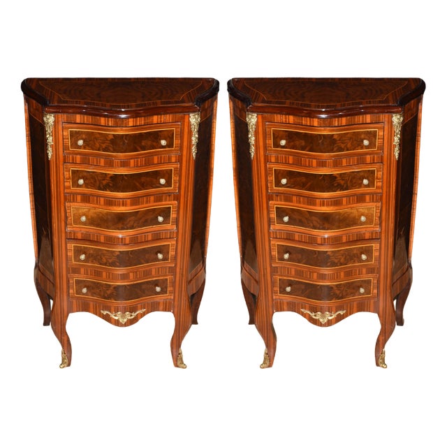 French Empire Chests of Drawers, Set of 2 For Sale