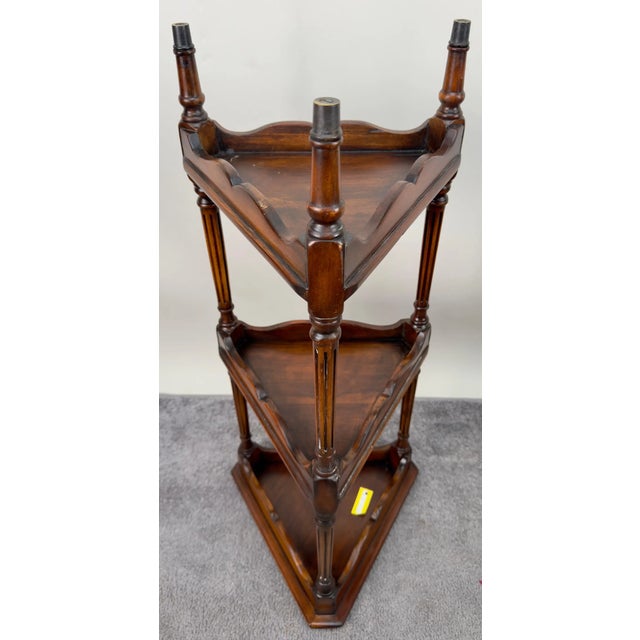 Theodor Alexander Hollywood Regency Style 3-Tiered Pedestal or Etagere , a Pair For Sale - Image 11 of 12