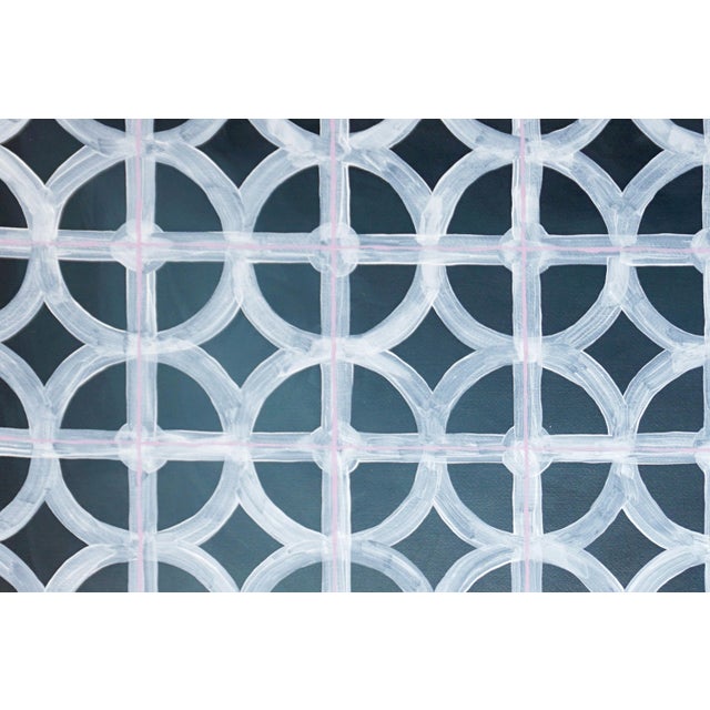 2026, Modernist Mural, Horizontal Diptych Painting in Black and White, Miami Breezeblocks, Acrylic Paint on Watercolor Paper by Ryan RIvadeneyra, 2026 For Sale In Miami - Image 6 of 8