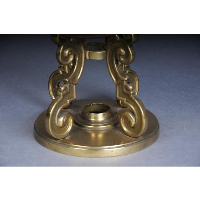 Gold 20th Century Stylized Brass Armillary Sphere For Sale - Image 8 of 18