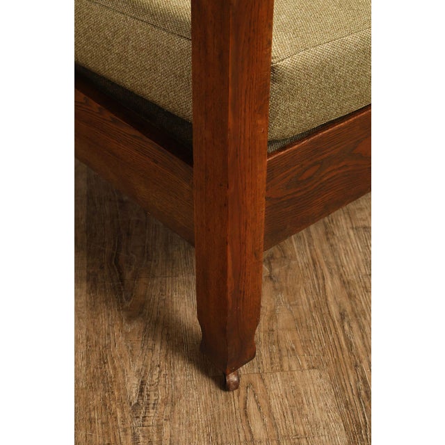 Antique Mission Oak Adjustable Morris Chair For Sale - Image 11 of 18