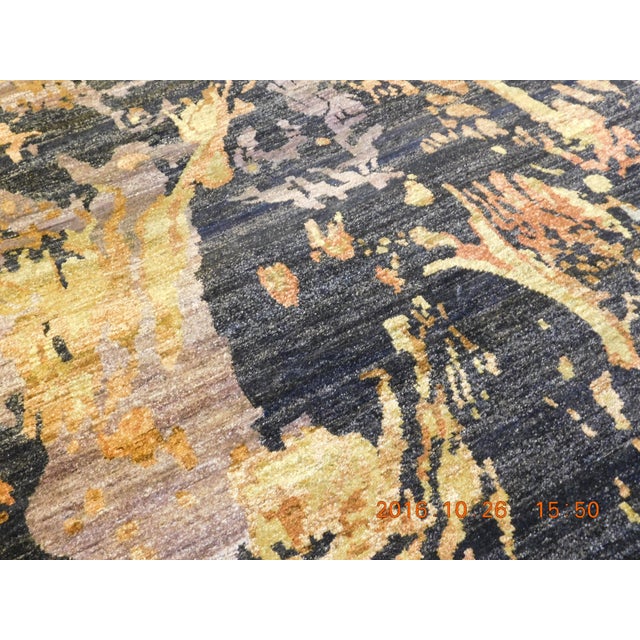 Hand-Knotted Modern Abstract Luxury Rug. 8'x 10' For Sale - Image 16 of 18