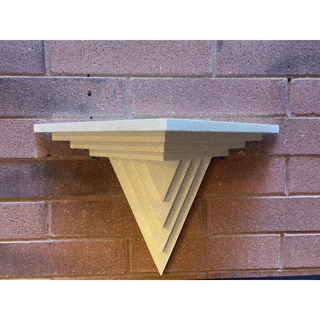 Art Deco 1980s Art Deco Postmodern Shelf Shelves Display- a Pair For Sale - Image 3 of 7
