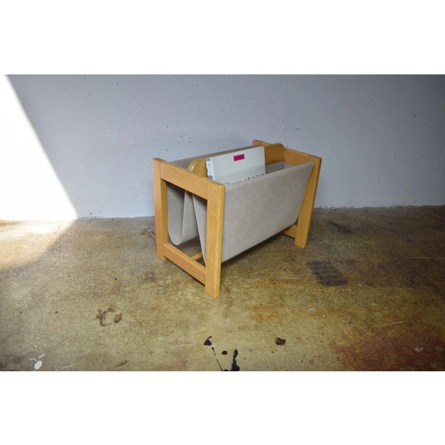 Mid-Century Modern Vintage Scandinavian Magazine Rack, 1970s For Sale - Image 3 of 7