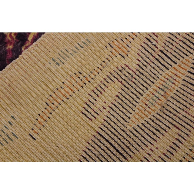 1990s 1990s Vintage Moroccan Lt. Gold Wool Rug - 5′1″ × 7′6″ For Sale In New York - Image 6 of 9