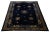 This remarkable antique Chinese Art Deco rug is expertly hand-knotted using high-quality wool. It features a deep blue...