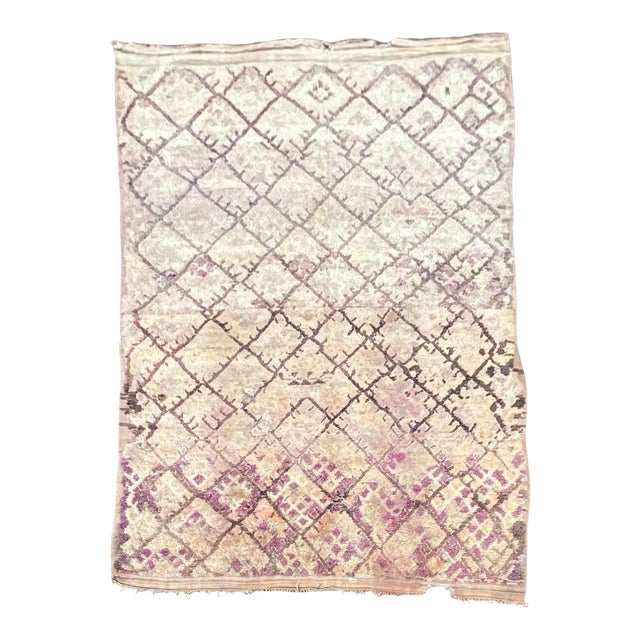 1960s Moroccan Vintage Berber Talsint Rug For Sale