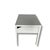 Minimalist Metal Bedside Tables with Drawers and Angled Legs, Set of 2 For Sale - Image 4 of 6