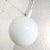 Metal 1960s Mid Century Modern Large Globe Pendant Light Blown Milk Glass by Lite Trend of La Palma Ca For Sale - Image 7 of 12