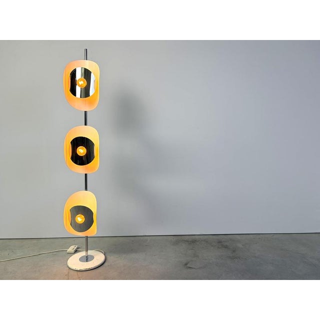 1960s Mid-Century Floor Lamp by Brevetatto, Italy, 1960s For Sale - Image 5 of 12