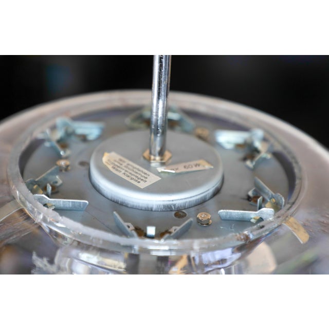 Vintage Smoked Glass Bubble Globe Pendant Light from Doria Leuchten, 1970s For Sale - Image 18 of 18