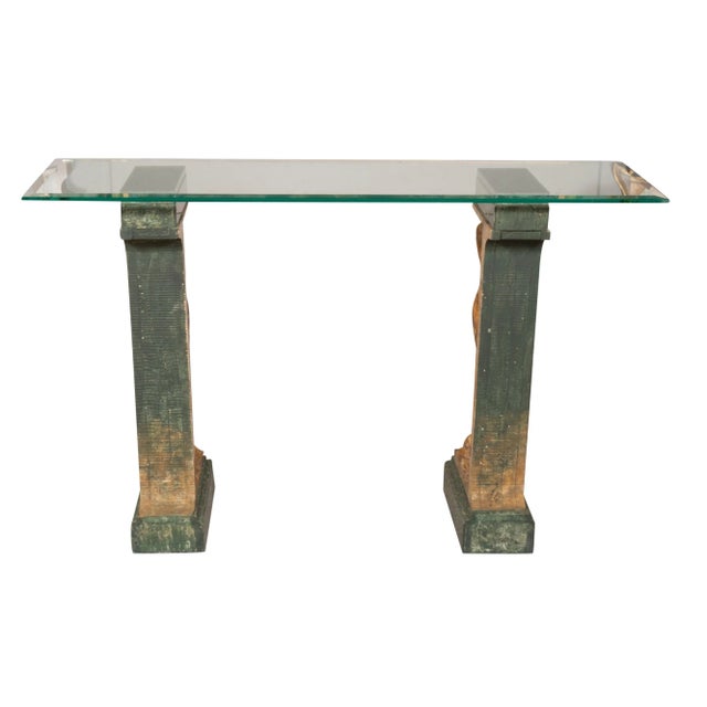 Italian Marble Console Table For Sale - Image 9 of 13