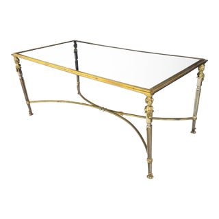 Vintage Maison Jansen Style Coffee Table For Sale