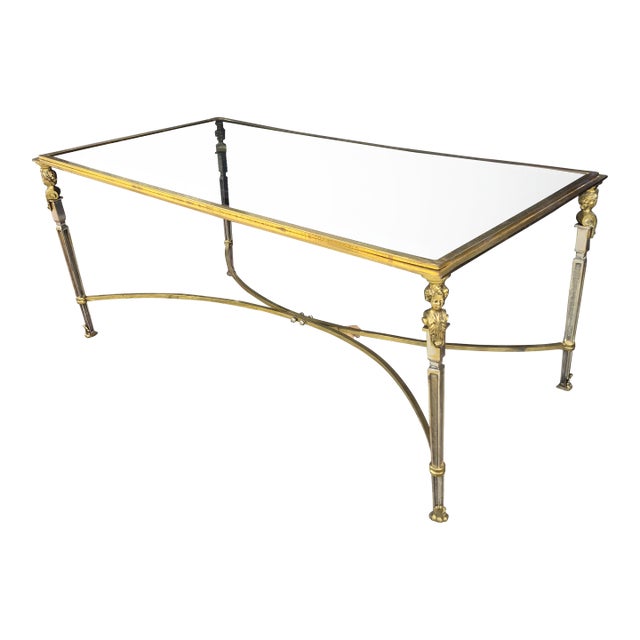 Vintage Maison Jansen Style Coffee Table For Sale