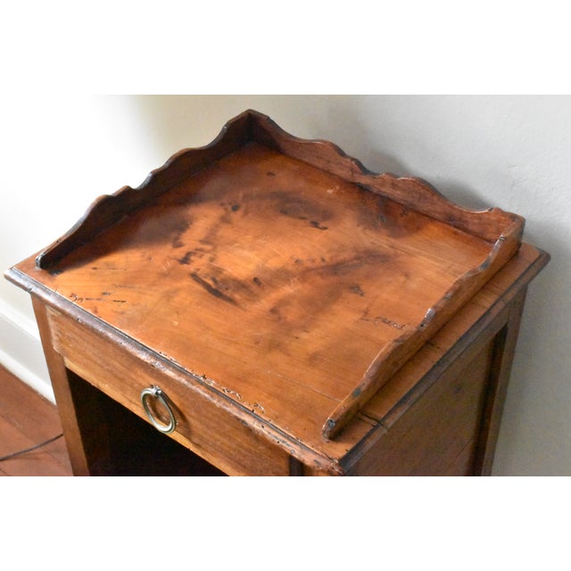 19th Century 19th Century French Fruitwood Nightstand For Sale - Image 5 of 6