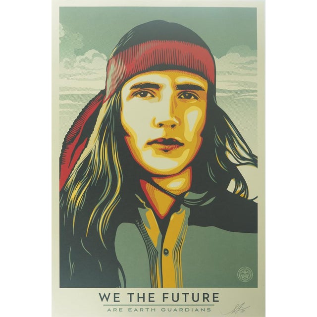 Shepard Fairey, We the future (Are Earth guardians), Lithograph For Sale - Image 6 of 6