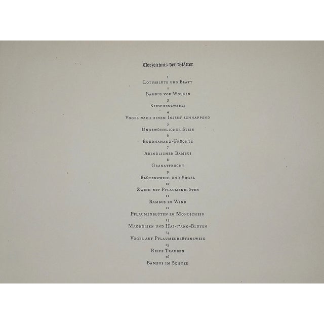 Printmaking Materials Vintage Signed Chinese Botanical Color Lithographs - a Pair For Sale - Image 7 of 8