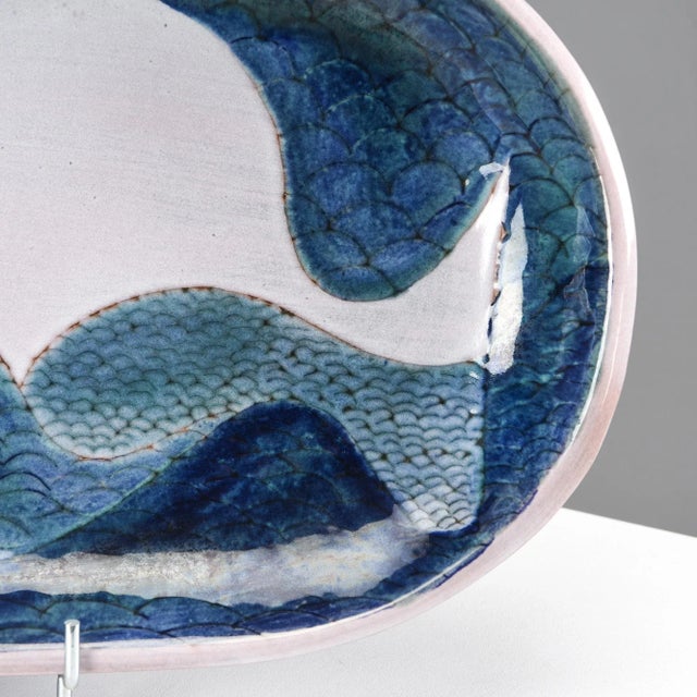 Large Dish by Robert and Jean Cloutier, 1960s For Sale - Image 4 of 10