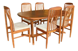 Danish Teak Benny Linden Dining Set