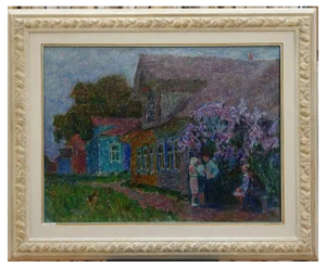 Vyacheslav Zabelin, Twilight, 1985, Oil on Canvas, Framed