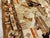 Mid 20th Century Galerie Shabab Collection Mid-20th Century Indian Art Deco Rug Inspired by Edward McKnight Kauffer For Sale - Image 5 of 10