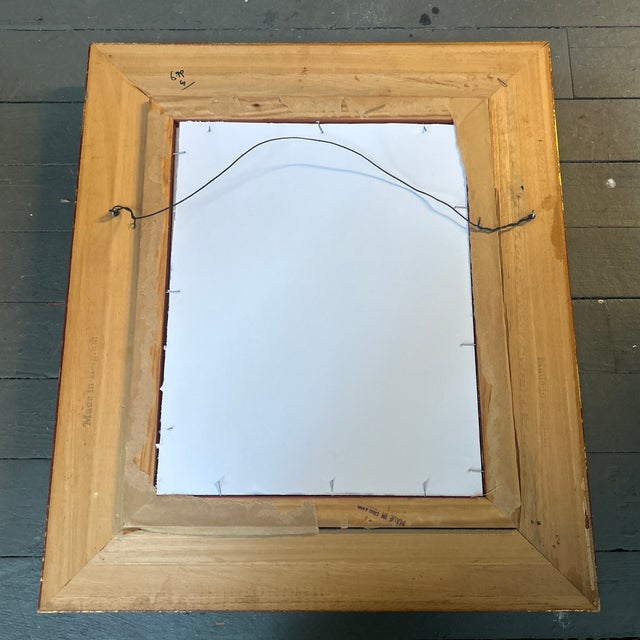 1940’s Original Abstract Deco Sepia Figure Study Drawing For Sale - Image 4 of 4