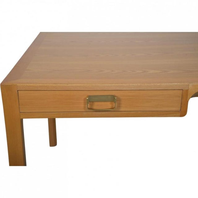 Elm Desk by Bernt Petersen, 1970s For Sale - Image 4 of 18