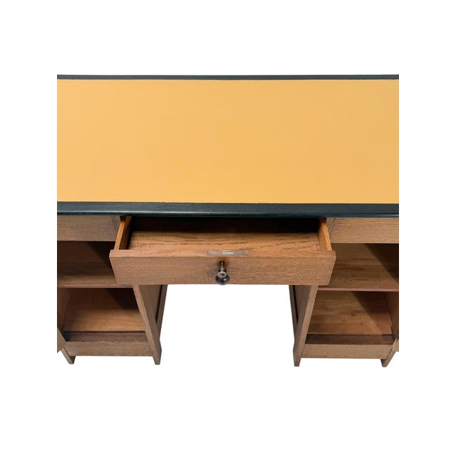 1920s Art Deco Modernist Desk by J.A. Muntendam for L.O.V. Oosterbeek, 1920s For Sale - Image 5 of 17