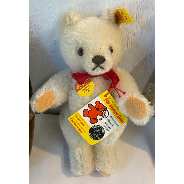 Rustic European Steiff and Felpa Petite Bears - Set of 3 For Sale - Image 3 of 10