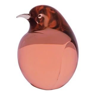Signed Seguso Vetri d'Arte Murano Art Glass Penguin Sculpture 5" For Sale