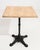 Cast Iron Bistro Table with Oak Top, Antique, France, 20th Century For Sale - Image 4 of 11