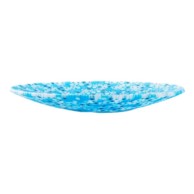 Murano Glass Millefiori Plate by Ercole Moretti For Sale
