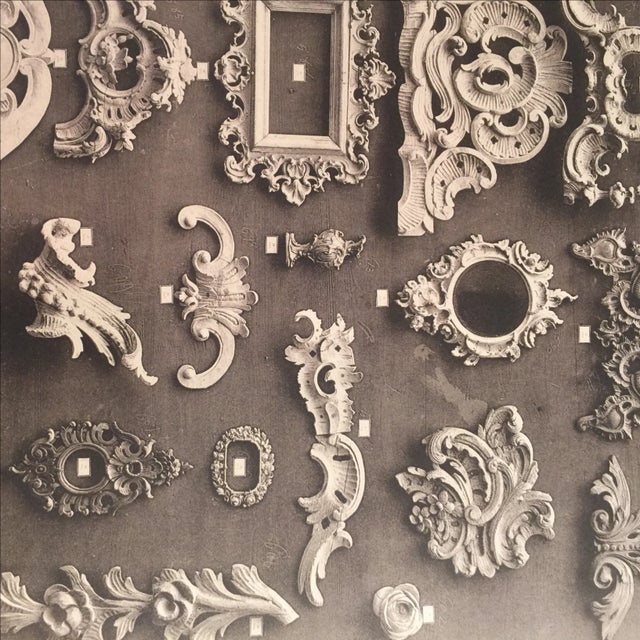 German Architectural Moldings Print For Sale - Image 4 of 4