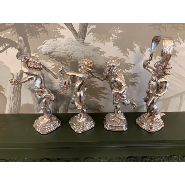 A Set of Four Italian Sterling Silver Models of Dancing Bacchus, Pradella Ilario for Buccellati, Milan For Sale In Philadelphia - Image 6 of 12