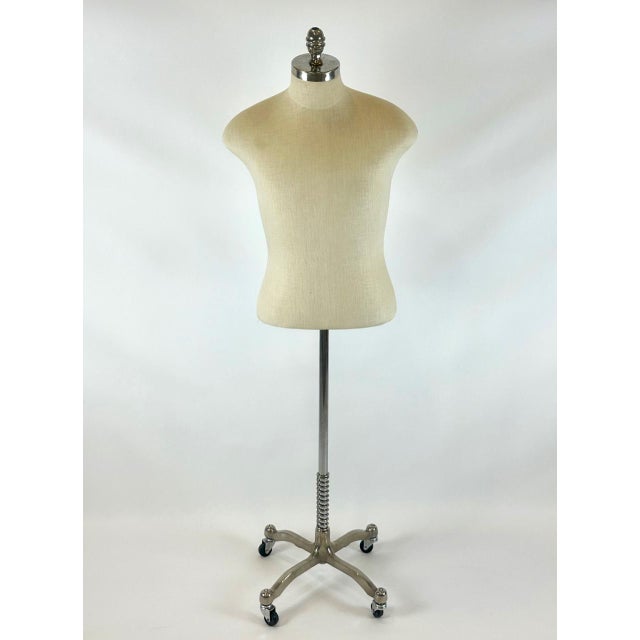 Mid-Century Modern Tailors Male Dummy Mannequin, 1960s For Sale - Image 11 of 11