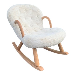 Hand Crafted Clam Style Rocking Chair