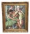 Philippe de Rougemont, Woman and Clown, 1950s, Oil Painting on Canvas, Framed For Sale