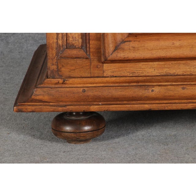 Baroque Narrow Cabinet in Walnut, France, 1700s For Sale - Image 10 of 18