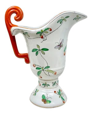 Vintage Extra Large Chinoiserie Pitcher