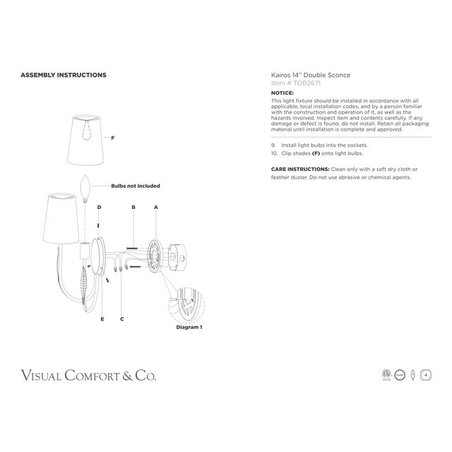 Metal Thomas O'Brien for Visual Comfort Signature Kairos 14" Double Sconce in Aged Iron and Roman Bronze with Linen Shades For Sale - Image 7 of 8