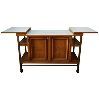 J. L. Metz Mid-Century Modern Bar Cart For Sale