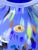 Mid 20th Century Mid Century Studio Azzurra Maestri Vetrai Italy Mouth Blown Art Glass Vase For Sale - Image 5 of 8
