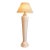 Vintage Sun 89 Sculptural Post Modern Textured Plaster Floor Lamp For Sale