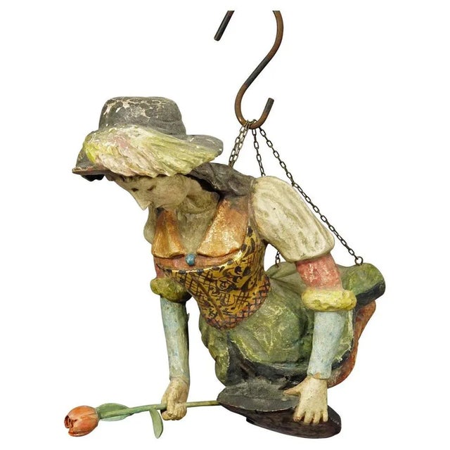 Hanging Piece of a Medieval Lady, 1900s For Sale - Image 12 of 12