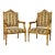 Vintage Andre Originals French Neoclassical Giltwood Armchairs - A Pair For Sale