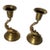 Brass Dolphin Candlestick Holders- A Pair For Sale